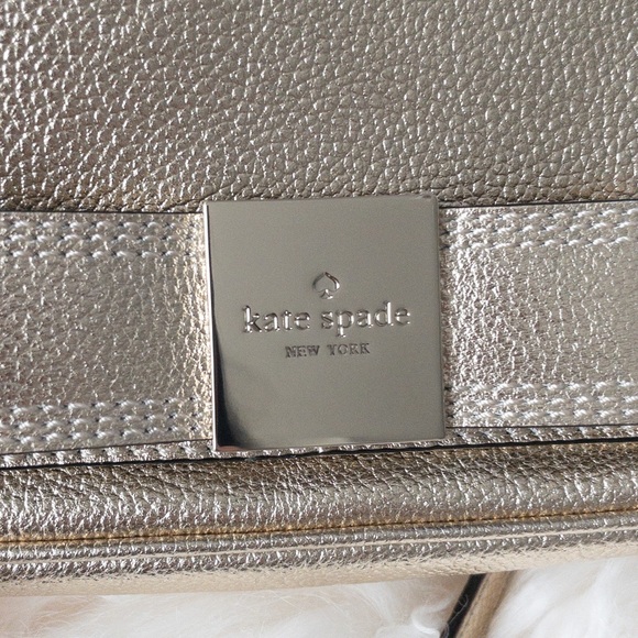 Kate Spade New York Gold Primrose Hill Bow Kaelin Leather Crossbody Bag, NWOT - Picture 6 of 7
